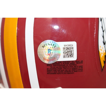 Kenny Houston Signed Washington Redskins Throwback Mini Helmet