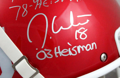 Jason White, Steve Owens & Billy Sims Signed Oklahoma Sooners Authentic Helmet
