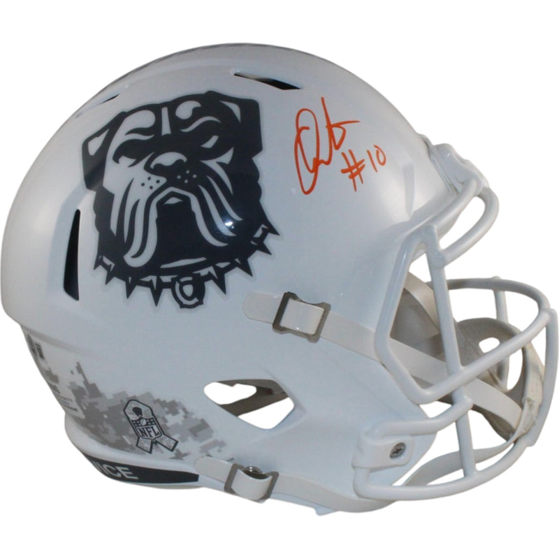 Quinshon Judkins Cleveland Browns Full Size 2024 Salute to Service Helmet