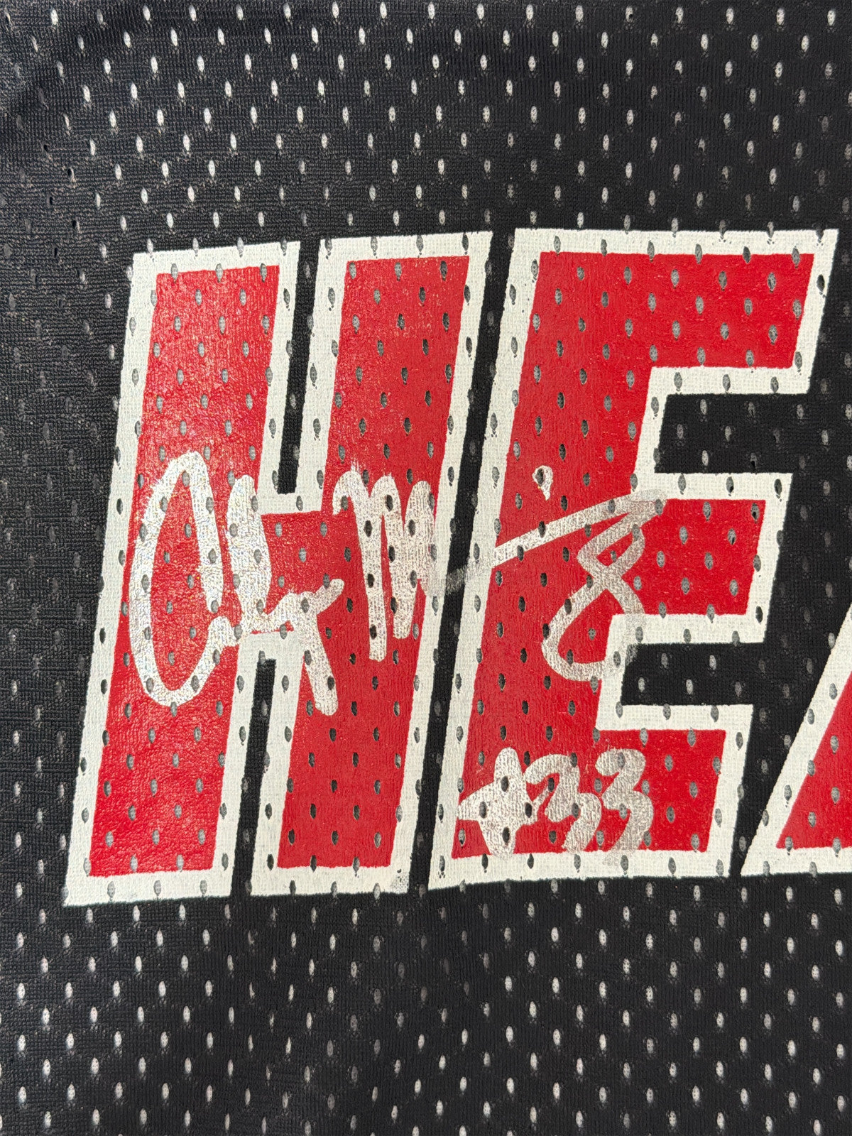 Alonzo Mourning Signed Miami Heat Jersey