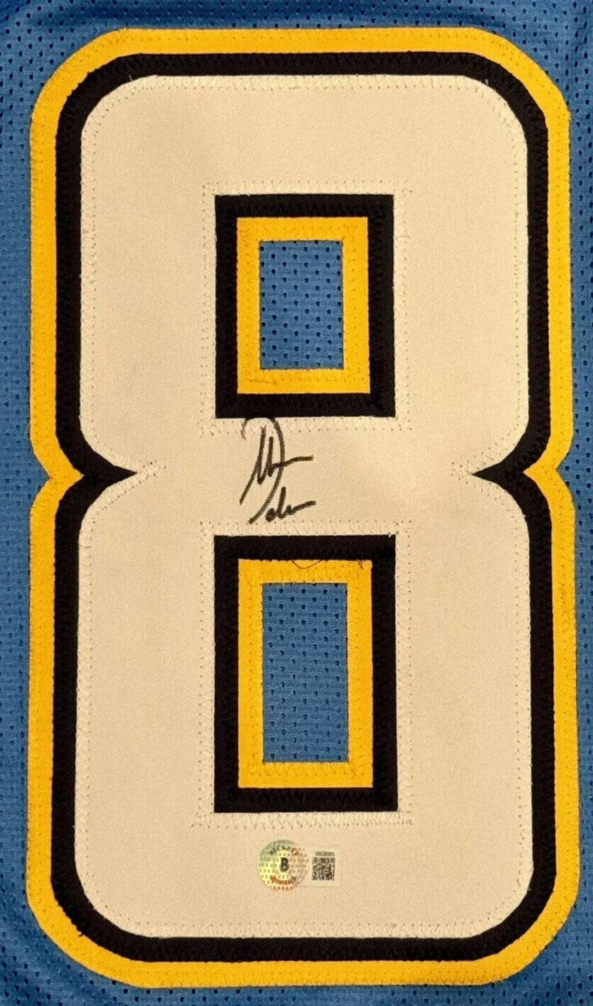 Antonio Gates Autographed San Diego Chargers Custom Jersey (Beckett BAS)