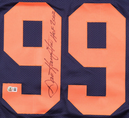 Dan Hampton Signed Chicago Bears Custom Jersey HOF 02 Beckett COA