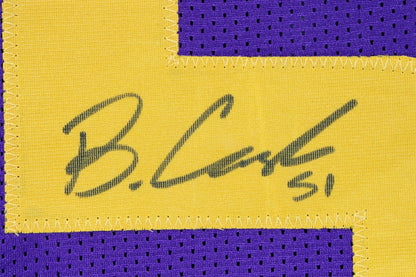 Blake Cashman Signed Pro Style Purple Jersey
