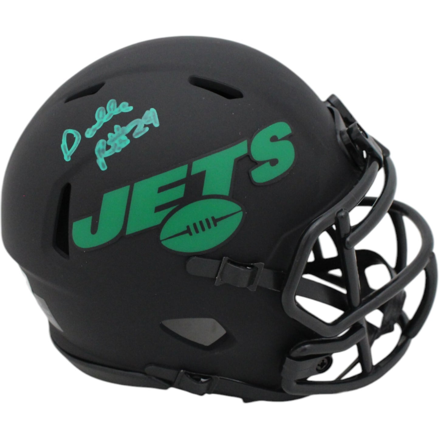 Darrelle Revis Autographed New York Jets Eclipse Mini Helmet