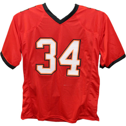 Dexter Jackson Signed Tampa Bay Buccaneers Red Pro Style Jersey SB MVP