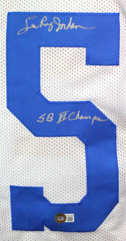 Lee Roy Jordan Autographed Dallas Cowboys Custom Jersey - SB VI Champs