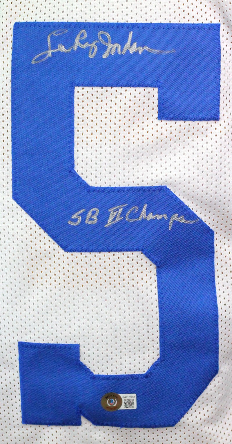 Lee Roy Jordan Autographed Dallas Cowboys Custom Jersey - SB VI Champs