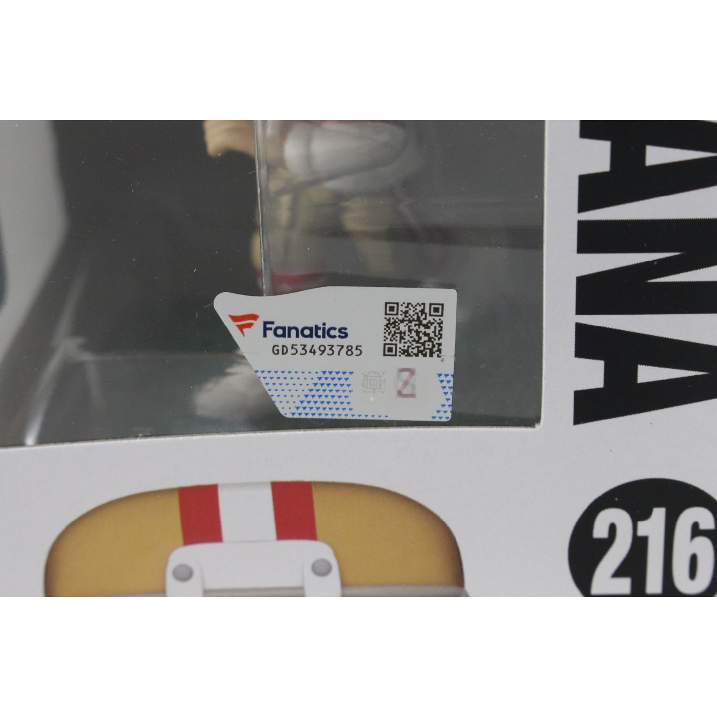 Joe Montana Autographed San Francisco 49ers Funko Pop! #216 (HOF)
