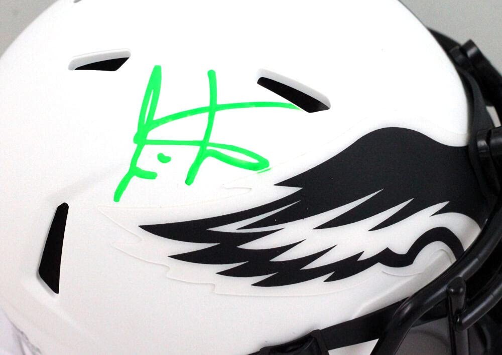 Cris Carter Signed Philadelphia Eagles Lunar Speed Mini Helmet
