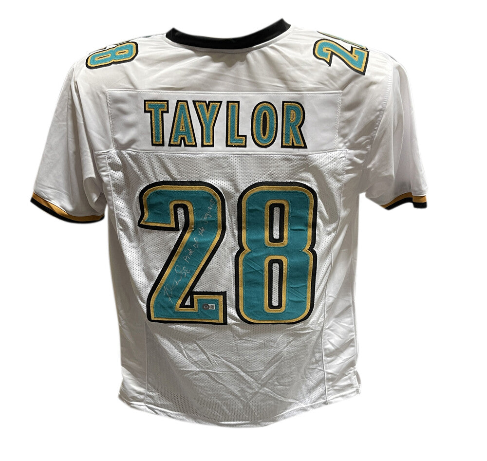 Fred Taylor Signed Jacksonville Jaguars Jersey "Pride of the Jaguars" Beckett