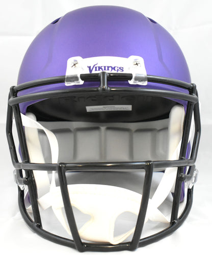 Justin Jefferson Autographed Minnesota Vikings Full Size Speed Helmet