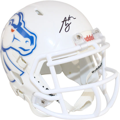 Ashton Jeanty Boise State Broncos Autographed Mini Helmet