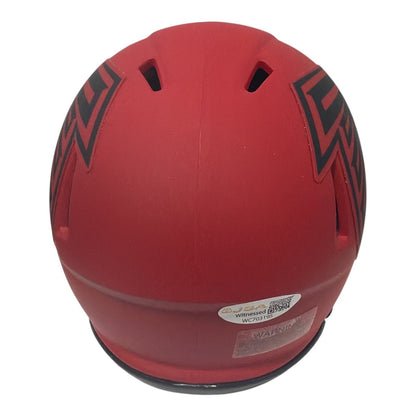 Michael Vick Signed Atlanta Falcons Rave Mini Helmet
