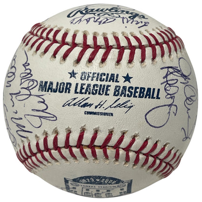 2008 New York Yankees Old Timers Day Multi-Signed (24) Baseball JSA COA