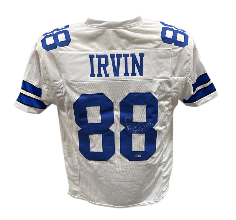 Michael Irvin Autographed Dallas Cowboys Pro Style Jersey - White