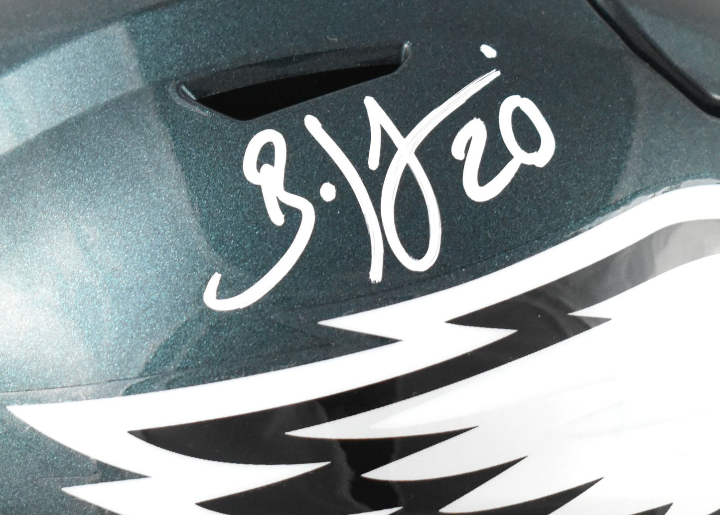 Brian Dawkins Autographed Philadelphia Eagles Mid-Size SpeedFlex Helmet