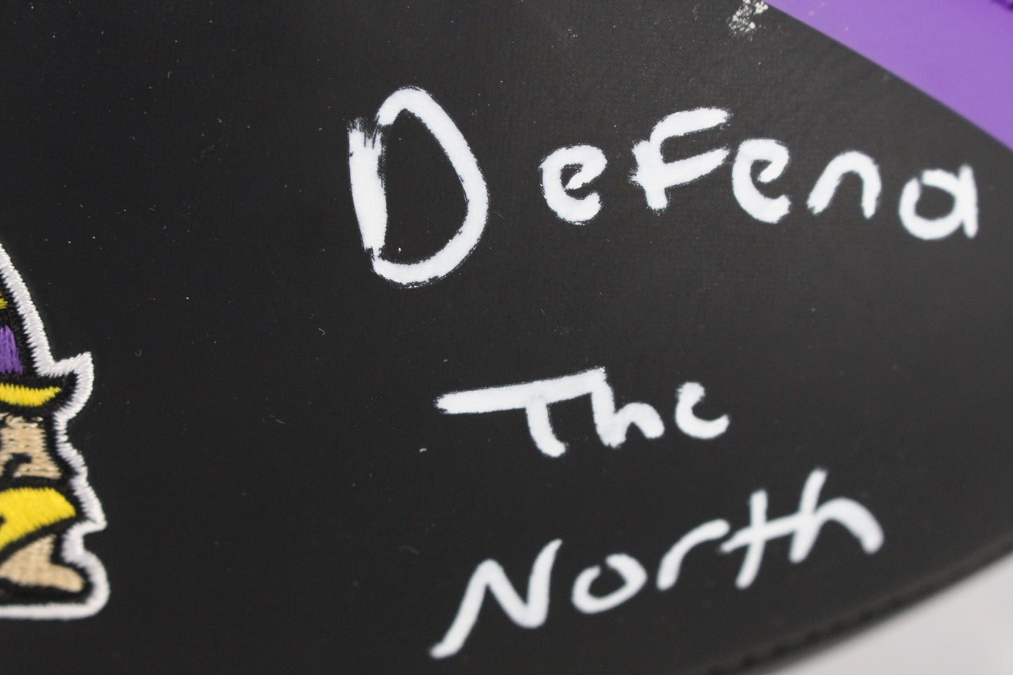 Linval Joseph Signed Minnesota Vikings Logo Football "Defend The North"