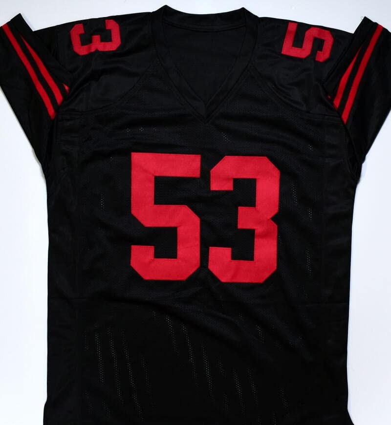 NaVorro Bowman Signed San Francisco 49ers Custom Black Jersey