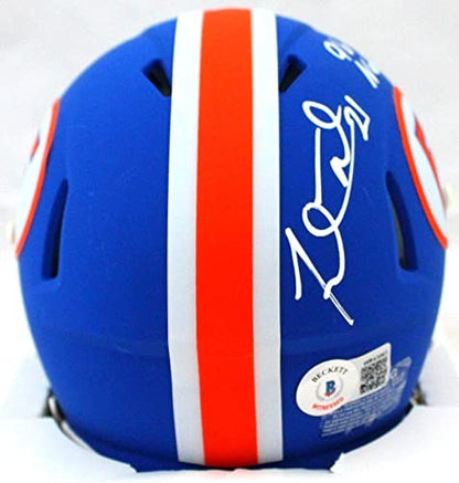 Fred Taylor Signed Florida Gators White Speed Mini Helmet Inscribed