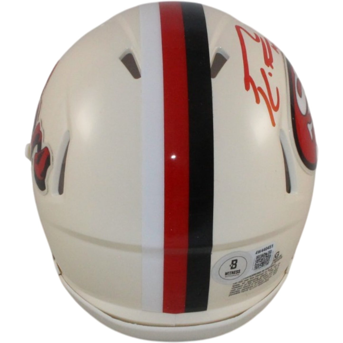 George Kittle San Francisco 49ers Signed Retro Mini Helmet