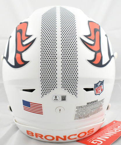 Patrick Surtain II Autographed Denver Broncos 2024 Alternate Speedflex Helmet