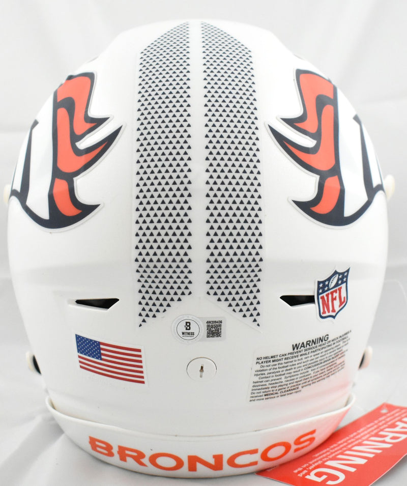Patrick Surtain II Autographed Denver Broncos 2024 Alternate Speedflex Helmet