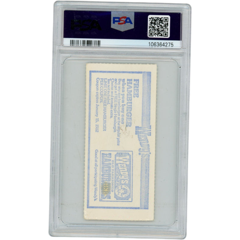 Howie Long Autographed Oakland Raiders NFL Debut PSA 5 Authenticated Ticket Stub