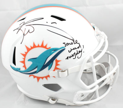 Ricky Williams Signed Miami Dolphins Full Size Speed Helmet - "SWED"
