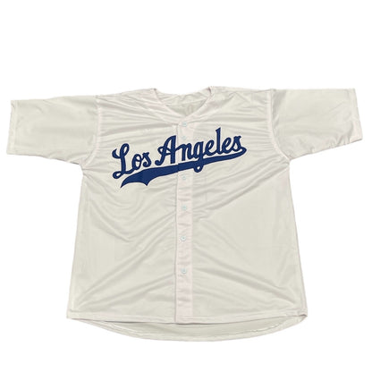 Steve Garvey Signed LA Dodgers Custom Jersey (MVP, WS Inscriptions) BAS