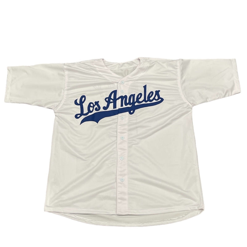 Steve Garvey Signed LA Dodgers Custom Jersey (MVP, WS Inscriptions) BAS