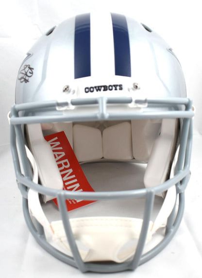 Emmitt Smith Signed Dallas Cowboys Full Size Speed Authentic Helmet - Black