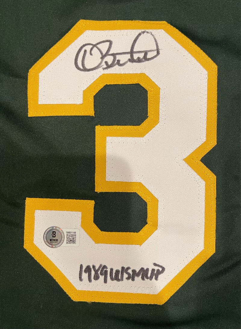 Dave Stewart Signed Oakland Athletics Custom Jersey - '89 WS MVP