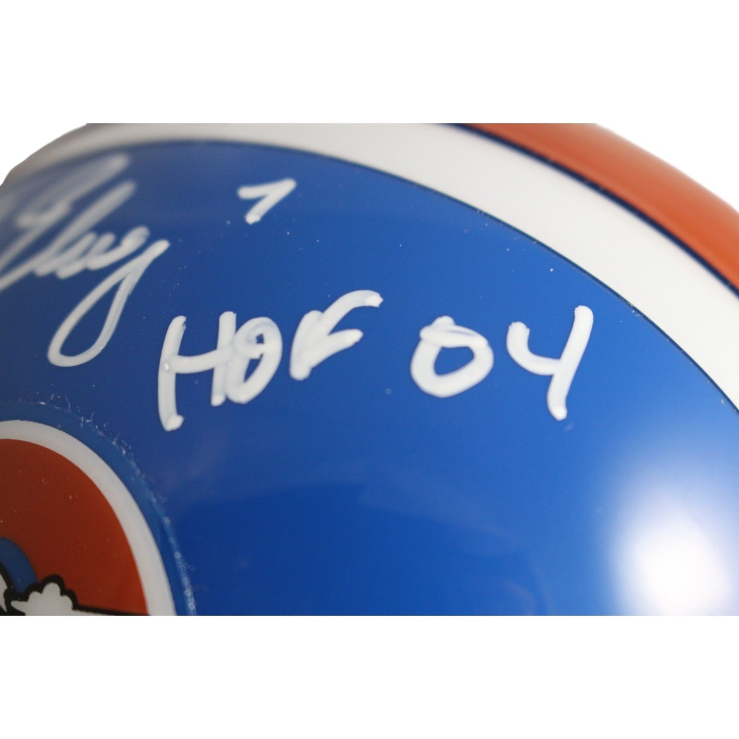 John Elway Denver Broncos Riddell VSR4 Throwback Mini Helmet