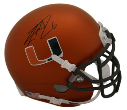 Lamar Miller Autographed Miami Hurricanes Schutt Mini Helmet