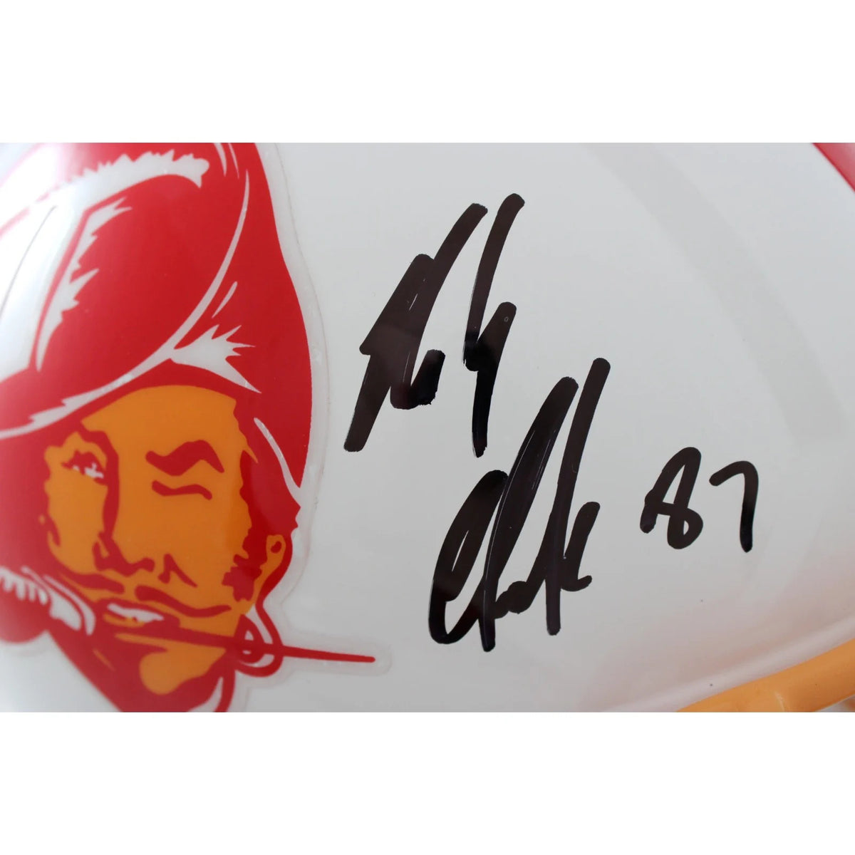 Rob Gronkowski Autographed Tampa Bay Buccaneers Throwback Full Size Helmet