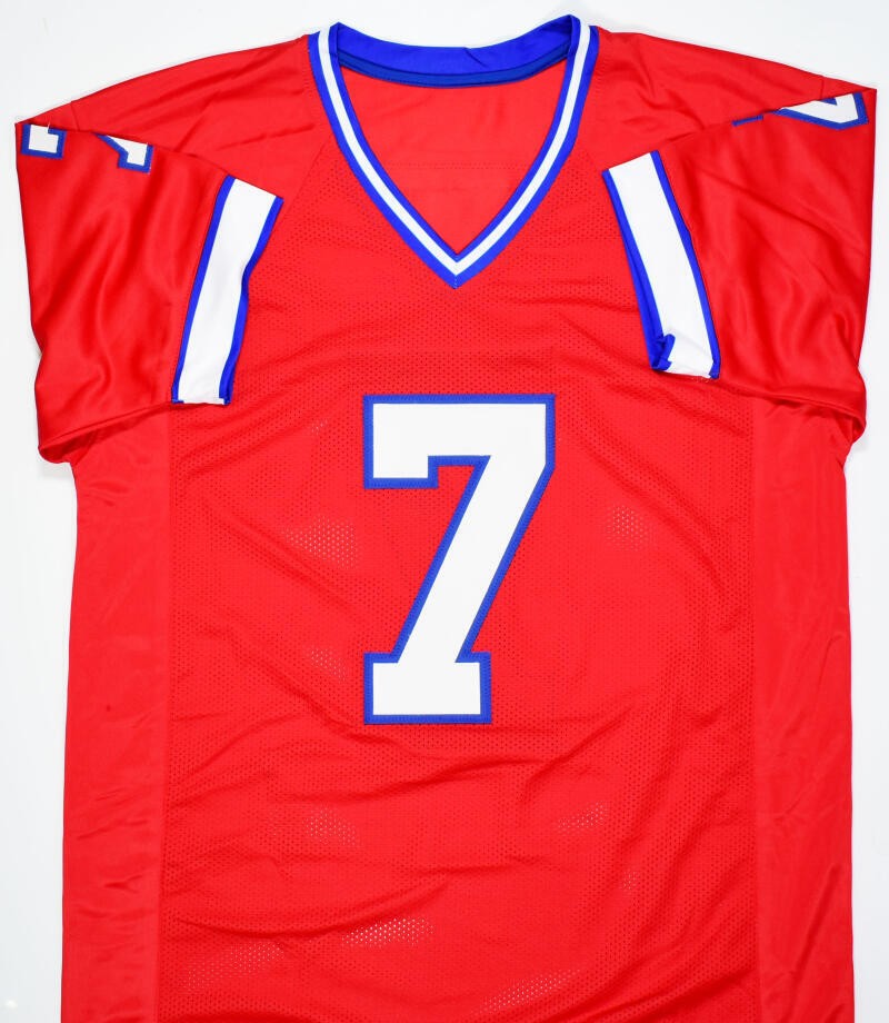 Doug Flutie Autographed Buffalo Bills Style Custom Red Jersey