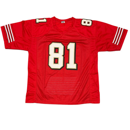 Terrell Owens San Francisco 49ers Signed Custom Stat Jersey (JSA COA)