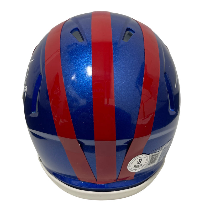 Tyrone Tracy Jr Signed New York Giants 2024 Alternate Mini Helmet