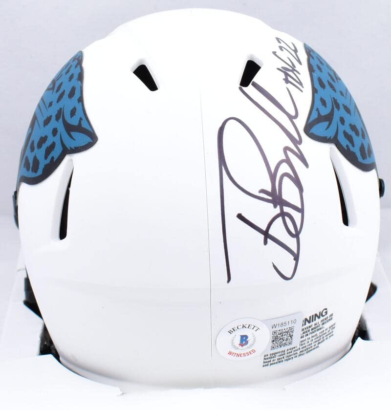 Tony Boselli Signed Jacksonville Jaguars Lunar Speed Mini Helmet