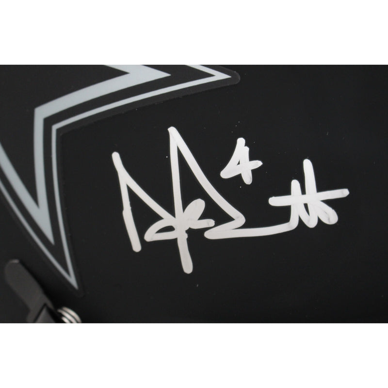 Dak Prescott Autographed Dallas Cowboys Full Size Authentic Eclipse Helmet