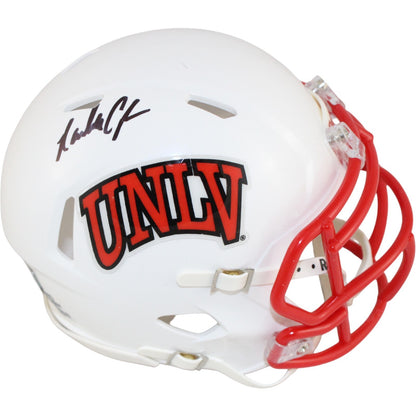Randall Cunningham Autographed UNLV Rebels Mini Helmet (Beckett Witnessed)
