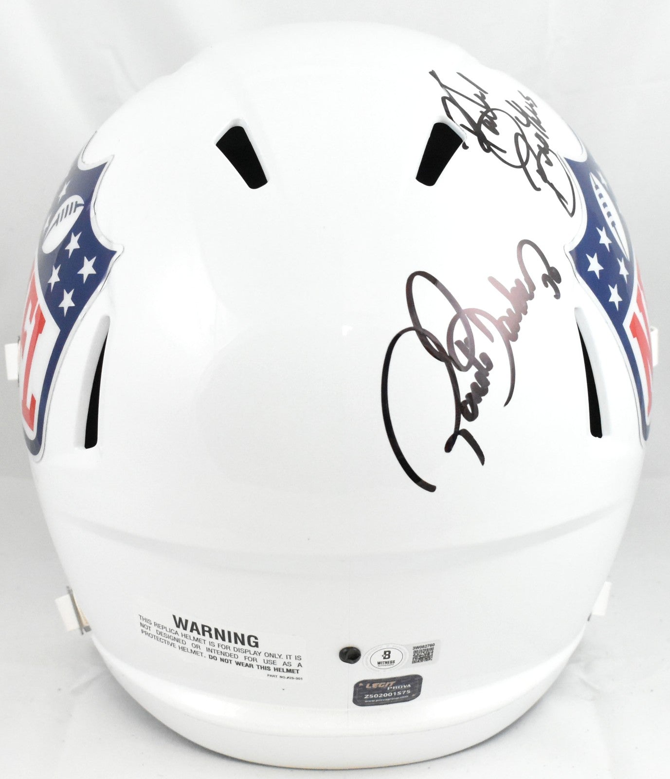 Tiki Barber & Ronde Barber Signed NFL Full Size Speed Helmet