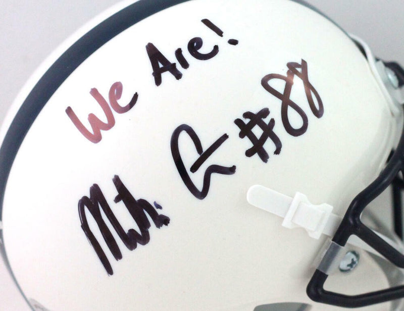 Mike Gesicki Autographed Penn State Nittany Lions Black Mini Helmet