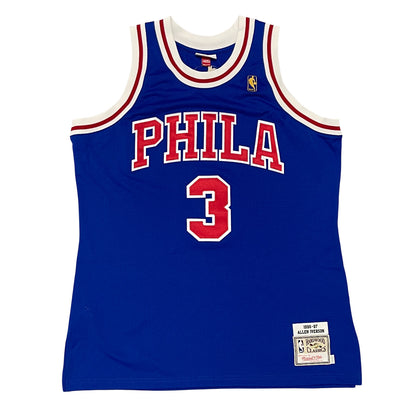 Allen Iverson Signed Philadelphia 76ers 1996-97 Mitchell & Ness Jersey