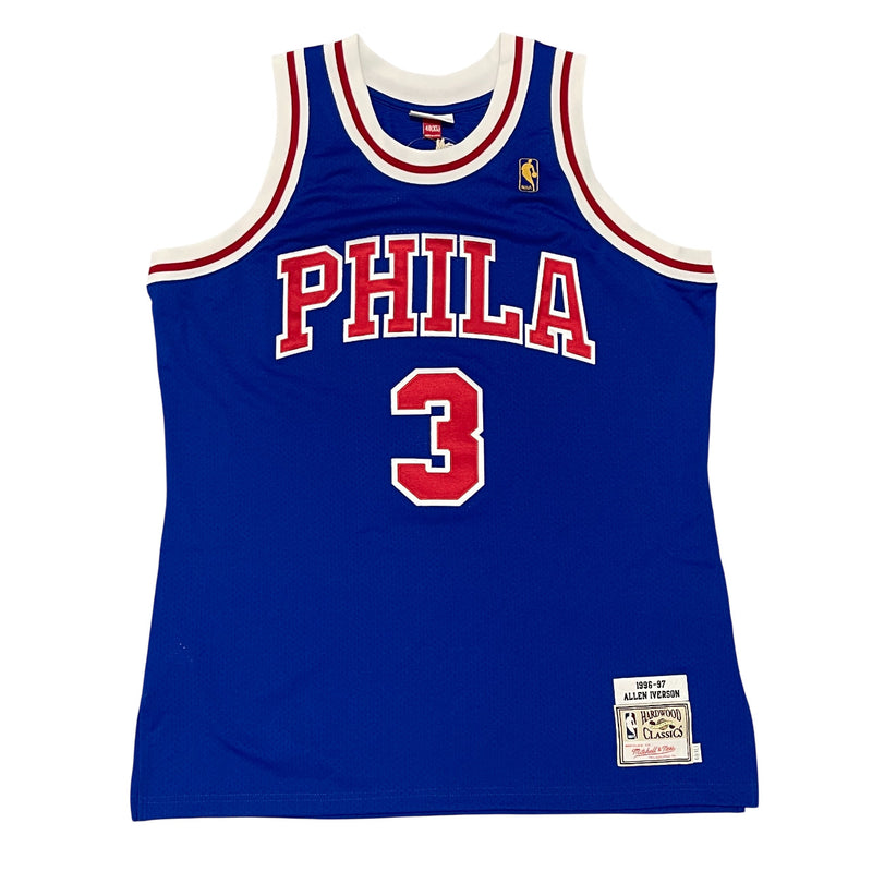 Allen Iverson Signed Philadelphia 76ers 1996-97 Mitchell & Ness Jersey