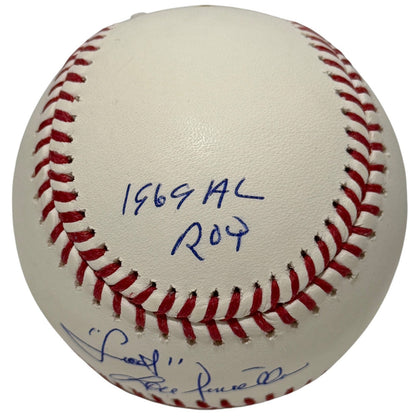 Lou Piniella Signed ROMLB Baseball with 4 Stat Inscriptions JSA