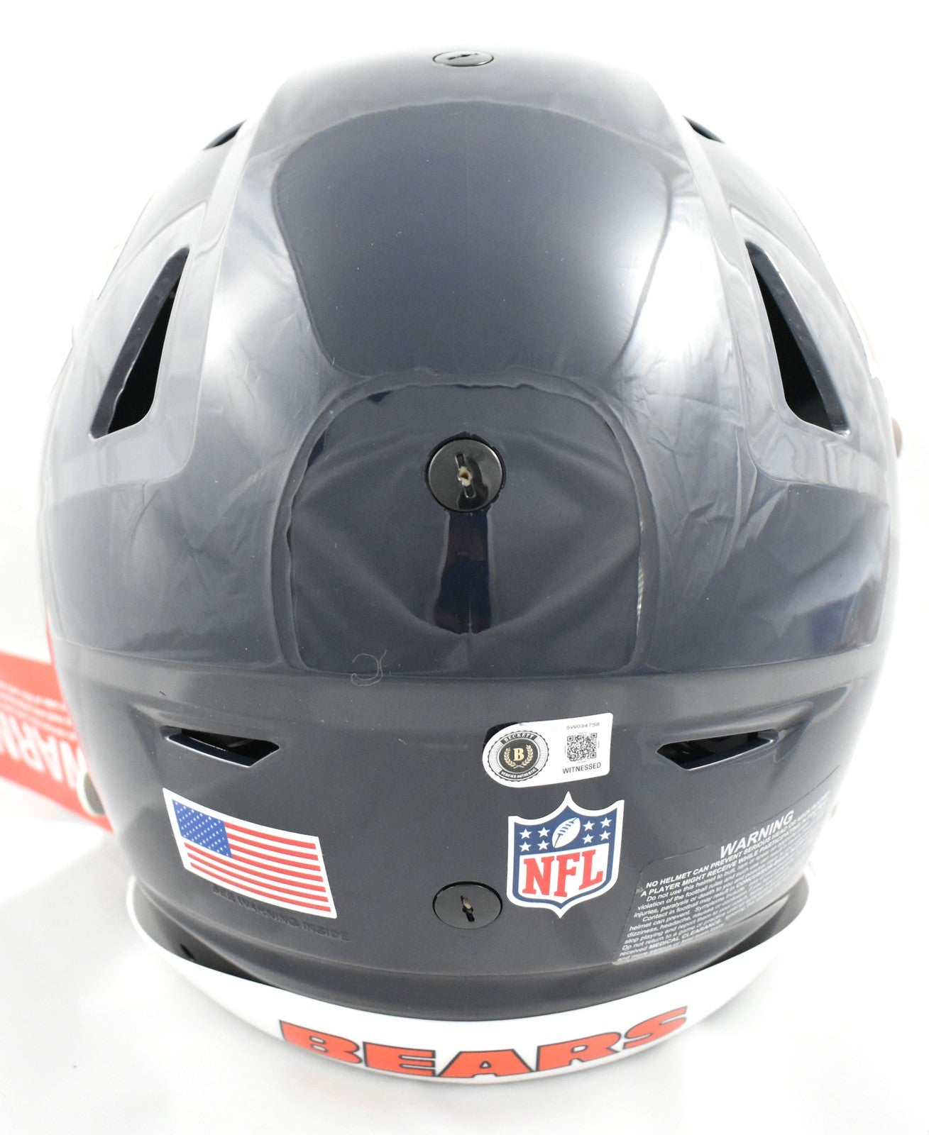 Jay Cutler Autographed Chicago Bears Full Size Speedflex Helmet
