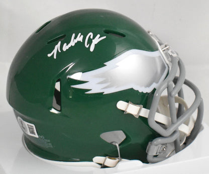 Randall Cunningham Signed Philadelphia Eagles 1974-95 Throwback Mini Helmet