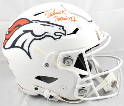Patrick Surtain II Autographed Denver Broncos 2024 Alternate Speedflex Helmet