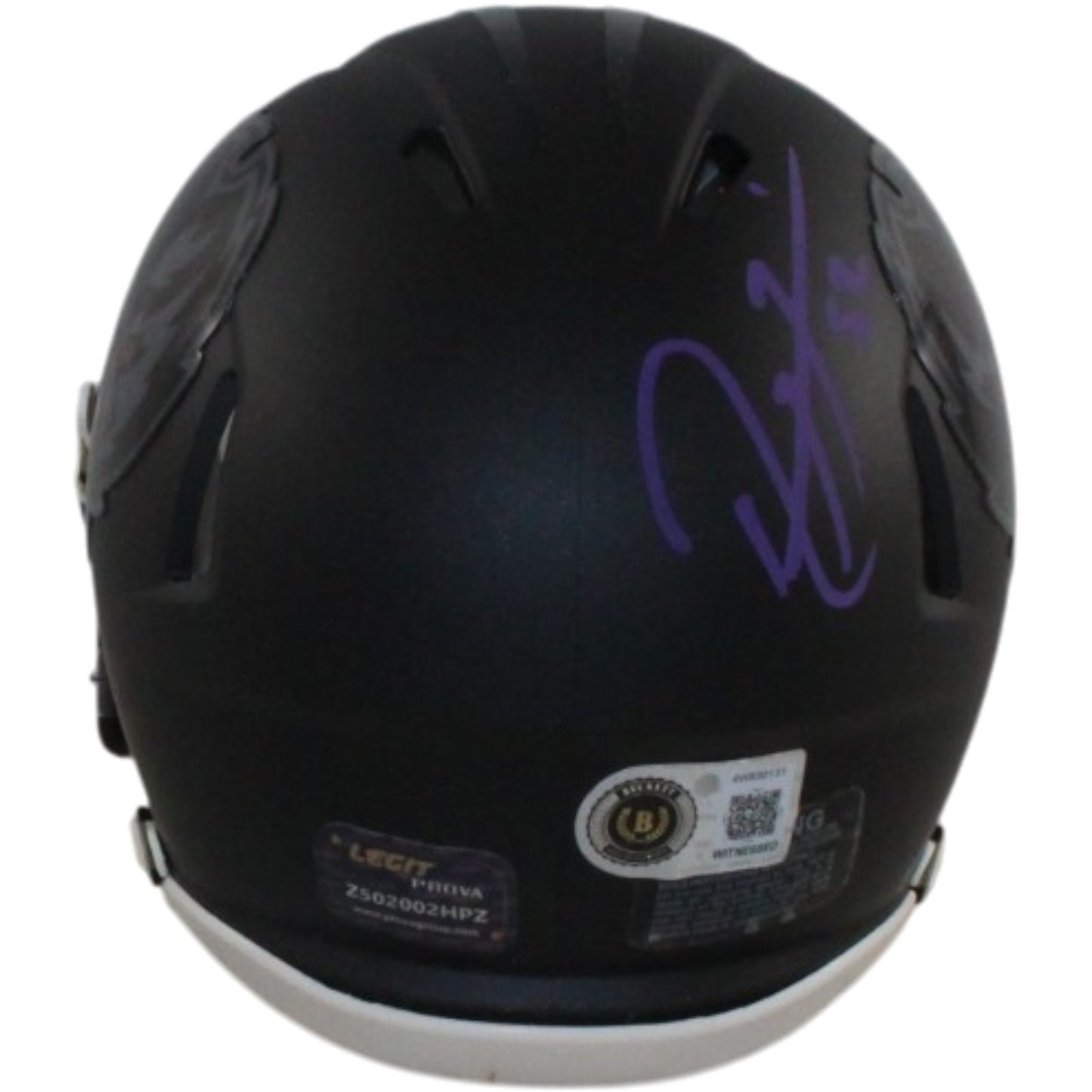 Ray Lewis Signed Baltimore Ravens 2026 Alternate #2 Mini Helmet